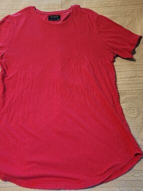 PacSun Red Short Sleeve Crewneck Tee